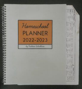 Homeschool Planner, Ambleside Online, AO year 1